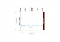 Sürgülü Küçük Boy Kibrit 56x26x8 mm 10-12 Çöp