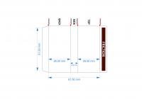 Sürgülü Küçük Boy Kibrit 56x26x8 mm 10-12 Çöp